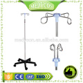 IVstand completo de acero inoxidable con ruedas